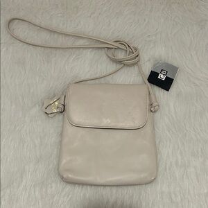 Gianni Bernini Cream Crossbody Bag